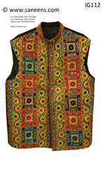 afghan groom vest in best quality with mirror work