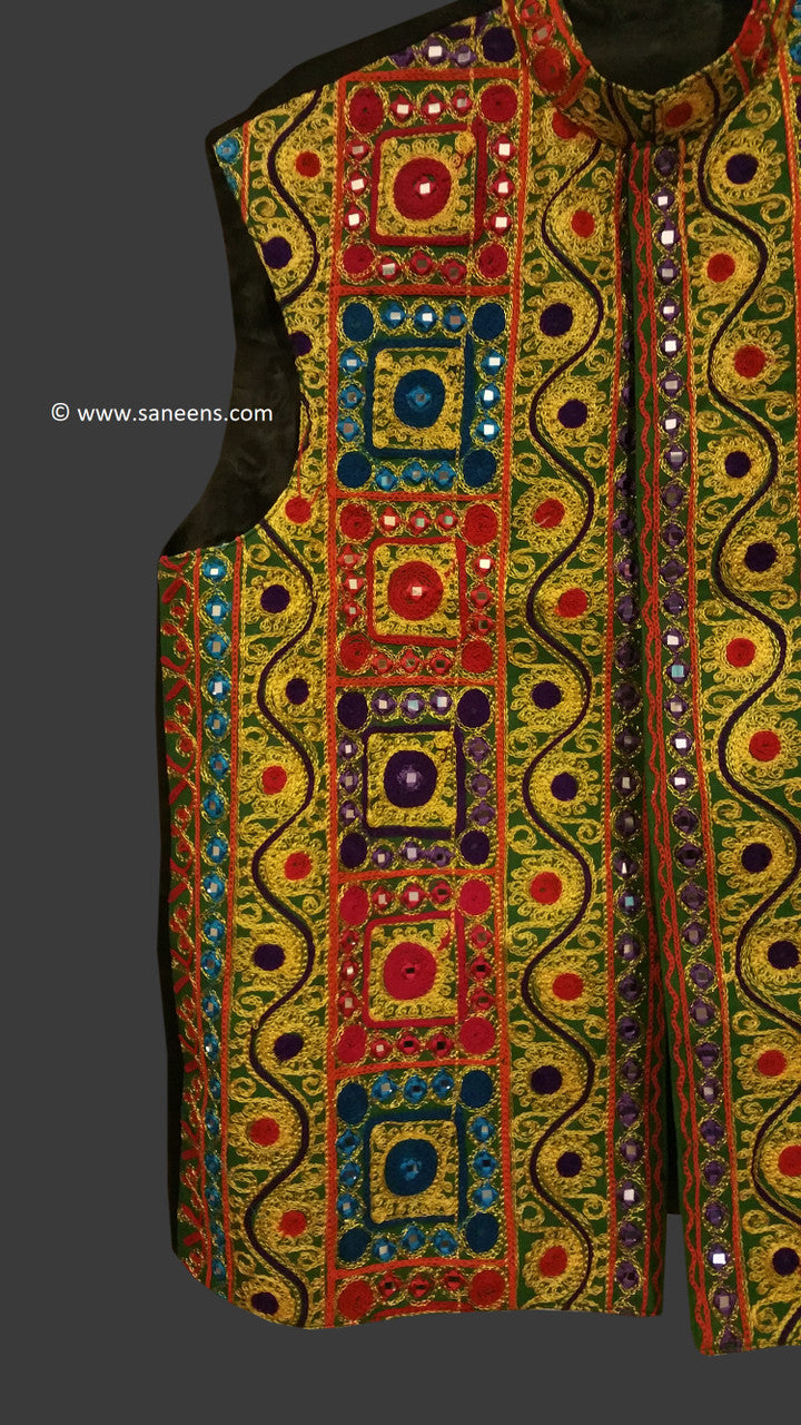 traditiona nomad style handmade vest