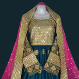 Afghan Embroidered Bridal Dress
