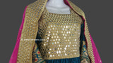 Afghan Embroidered Bridal Dress