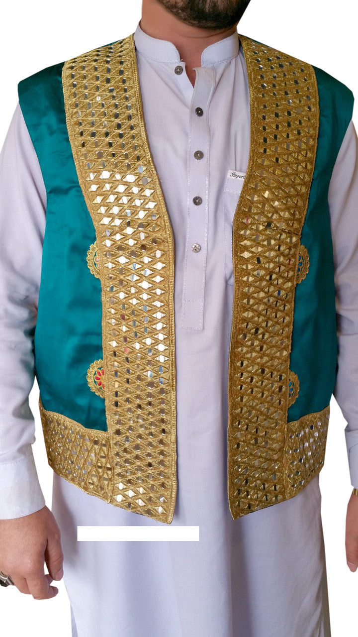 New Afghan bridals groom vest