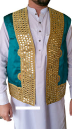 New Afghan bridals groom vest
