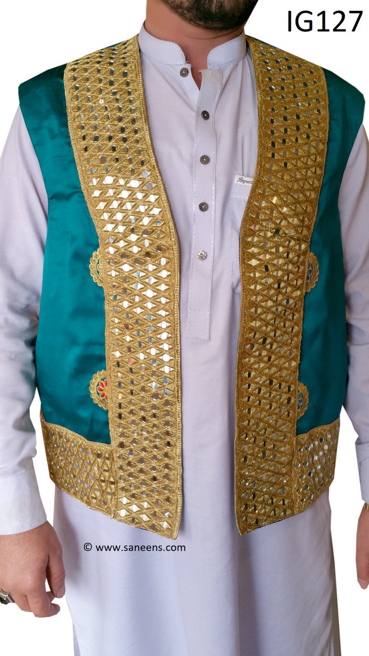New Afghan bridals groom vest