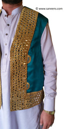 traditional online kuchi mirror work vest