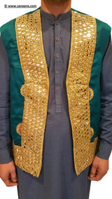 Afghan Mirror Work Vest
