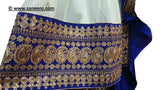 Traditional Afghan hard embroidery white dress