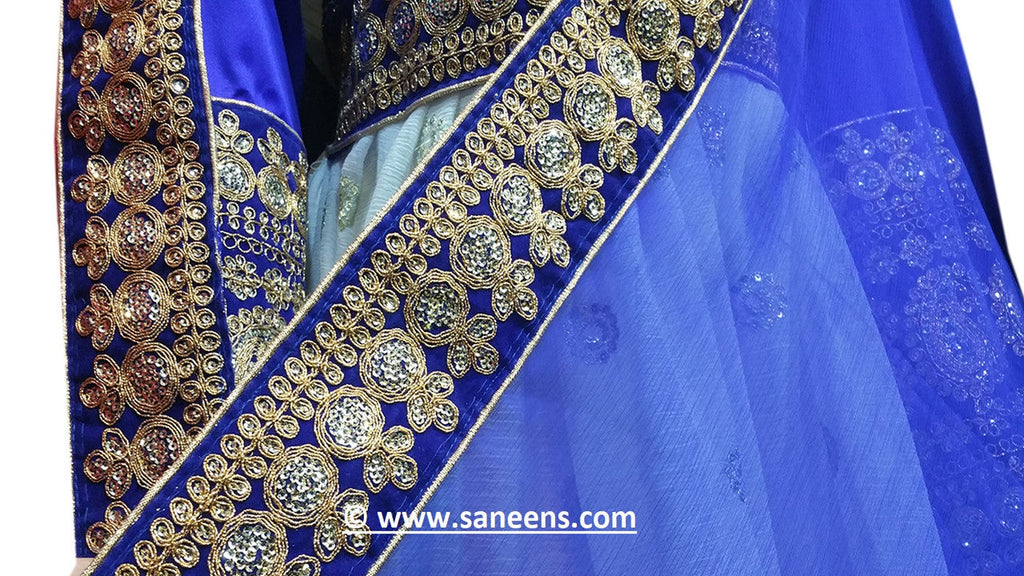 afghan hard embroidery clothes in white color