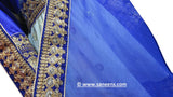 Traditional Afghan hard embroidery white dress