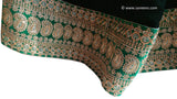 New Afghan nomad style kuchi girls frock in dark green velvet