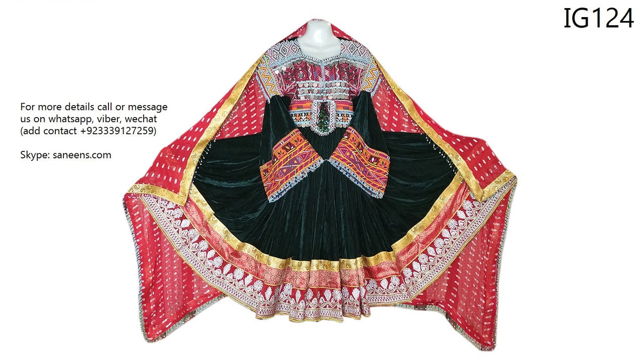 New afghan vintage nomad kuchi style coins weddings dress