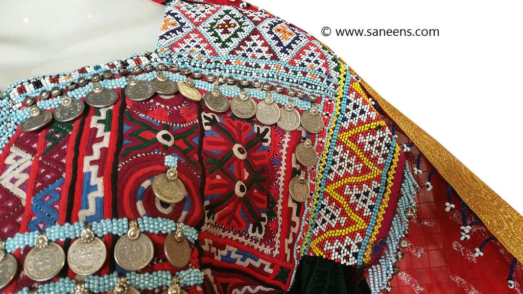 afghan bride coins dress for weddings