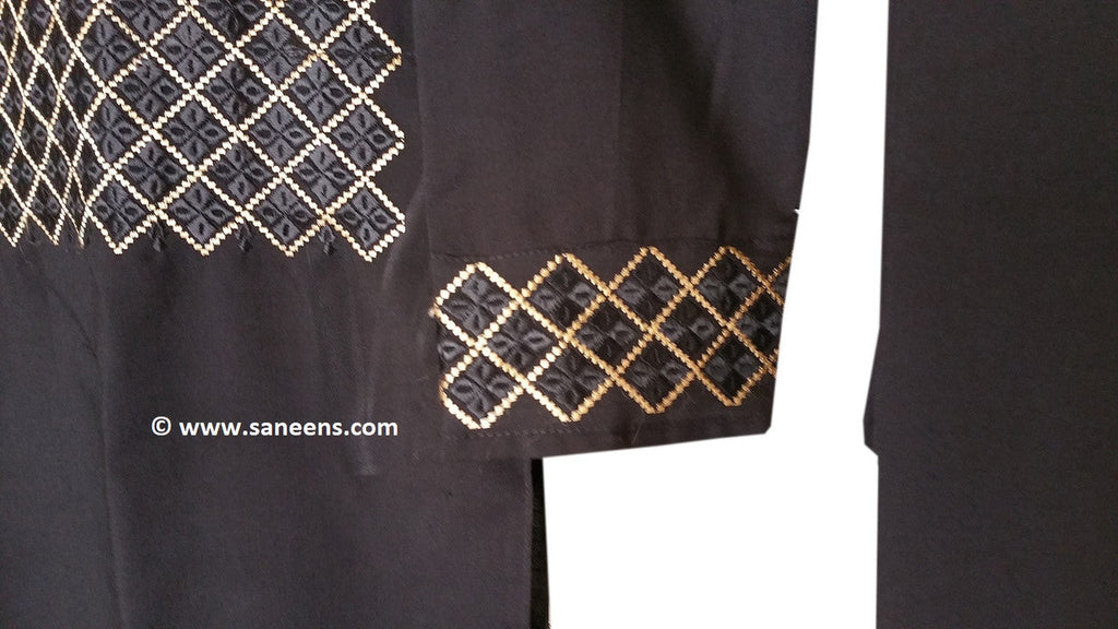 afghan men clothes with chest embroidery