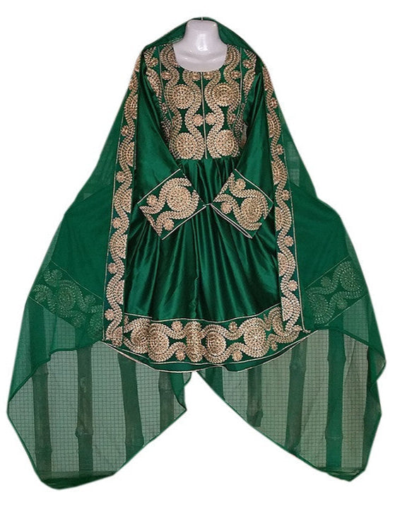 Afghan Bridal Embroidered Dress