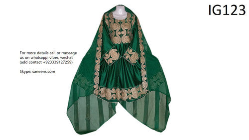 Afghan Bridal Embroidered Dress
