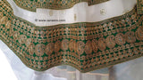 Afghan High Low Style Bridal Dress