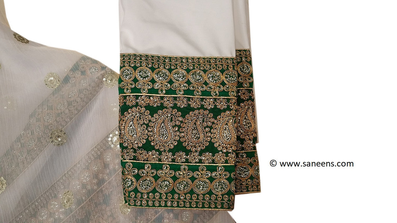 fashion  you chose with long embroidery gown