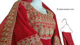 Afghan Bridal Embroidered Dress