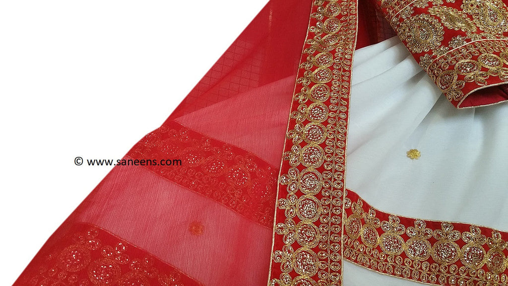 Afghan online bazaar clothes in red color