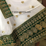 Elegant Afghan Bridal Embroidered Dress