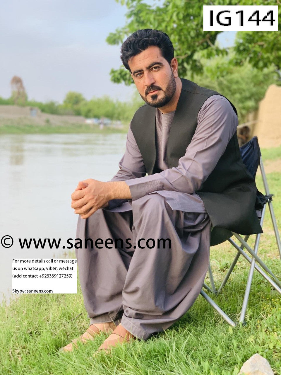New Afghan men simple suit