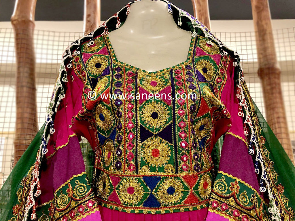 New Embroidery online frocks by saneens