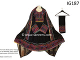 New Traditional Embroidery Black  Henna night Simple suit