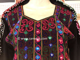 New Traditional Embroidery Black  Henna night Simple suit