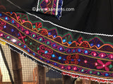 New Traditional Embroidery Black  Henna night Simple suit