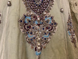 Beautiful Pakistani Vintage Silma Sitara Work Dress by Saneens