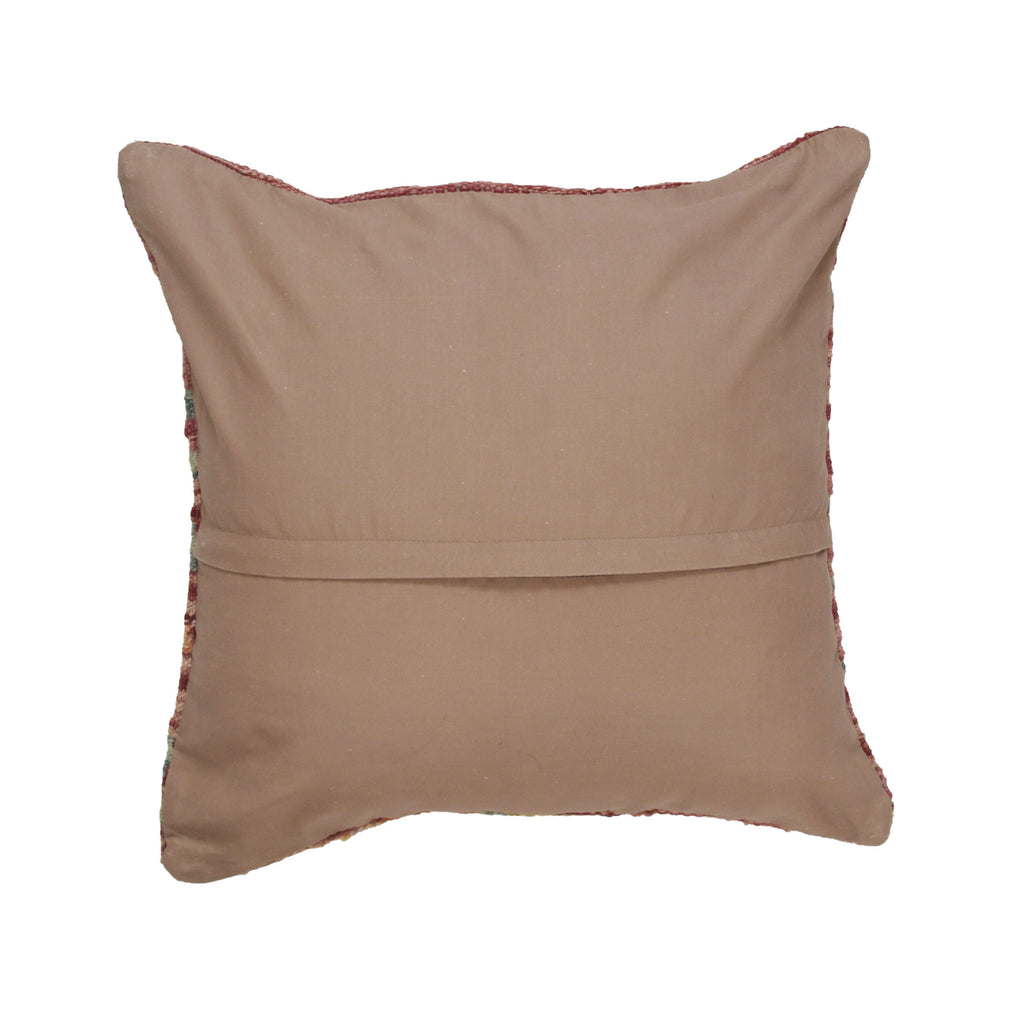 Ethnic Afghan Textile Cushion 1.4x1.4 ft