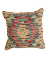 Authentic Afghan Carpet Pillow 1.4x1.4 ft