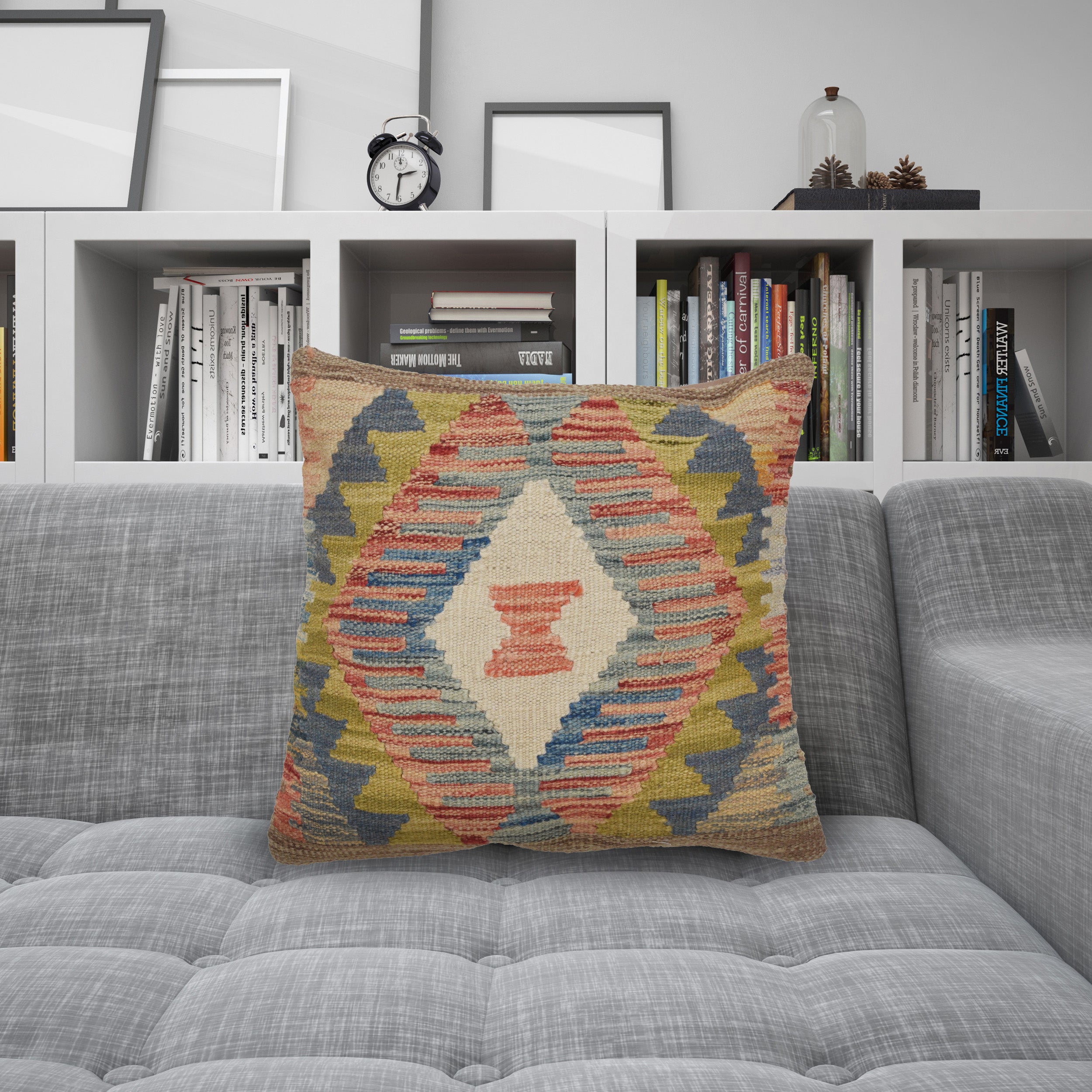 Timeless Carpet Accent Pillow 1.4x1.4 ft