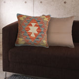 Handmade Carpet Home Pillow 1.4x1.4 ft