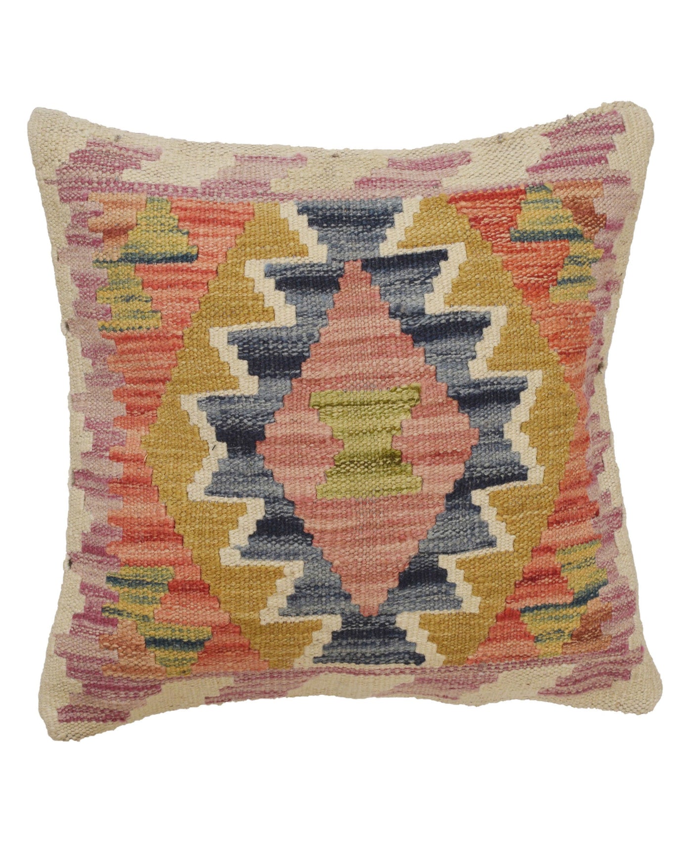 Rustic Carpet Weave Pillow 1.4x1.4 ft