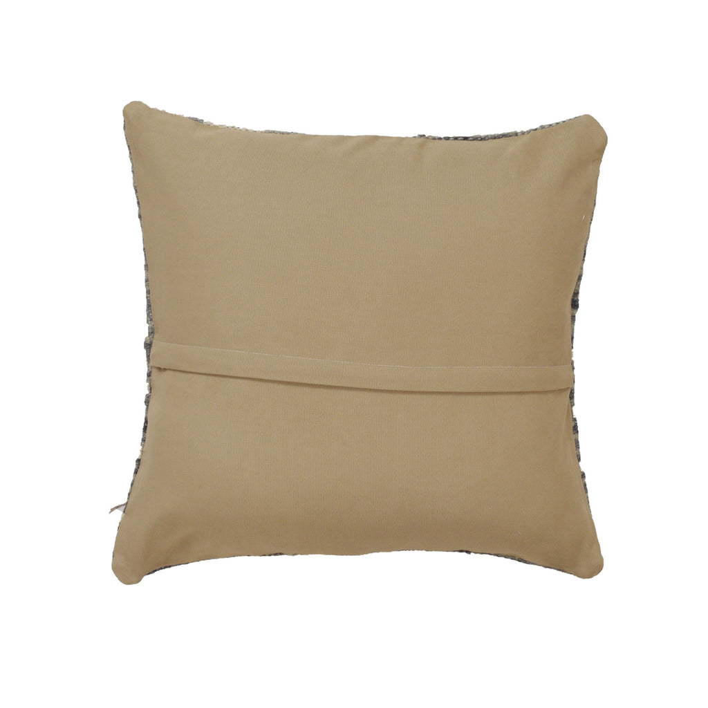 Rustic Afghan Cushion Piece 1.3x1.3 ft