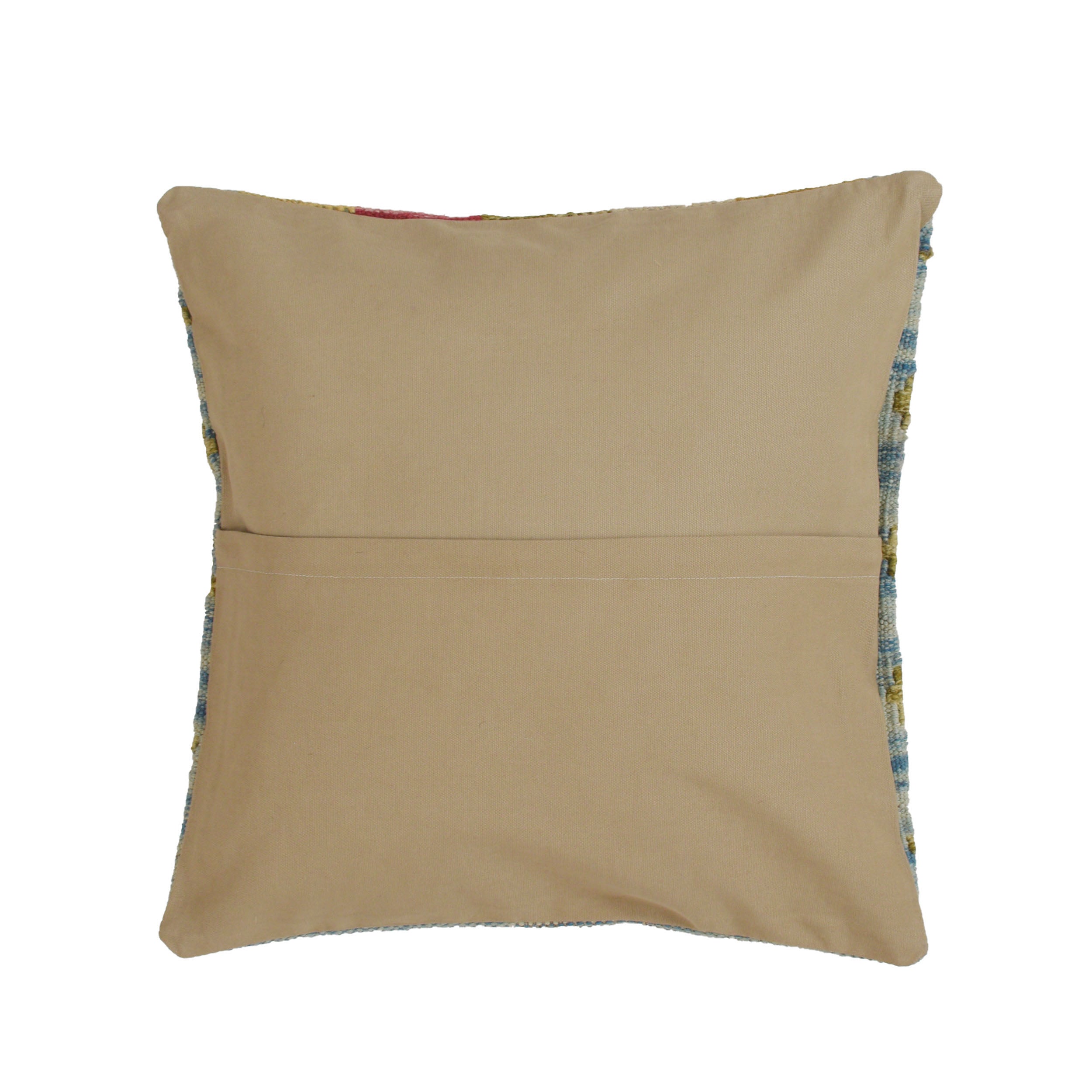 Traditional Loomed Carpet Pillow 1.4x1.3 ft