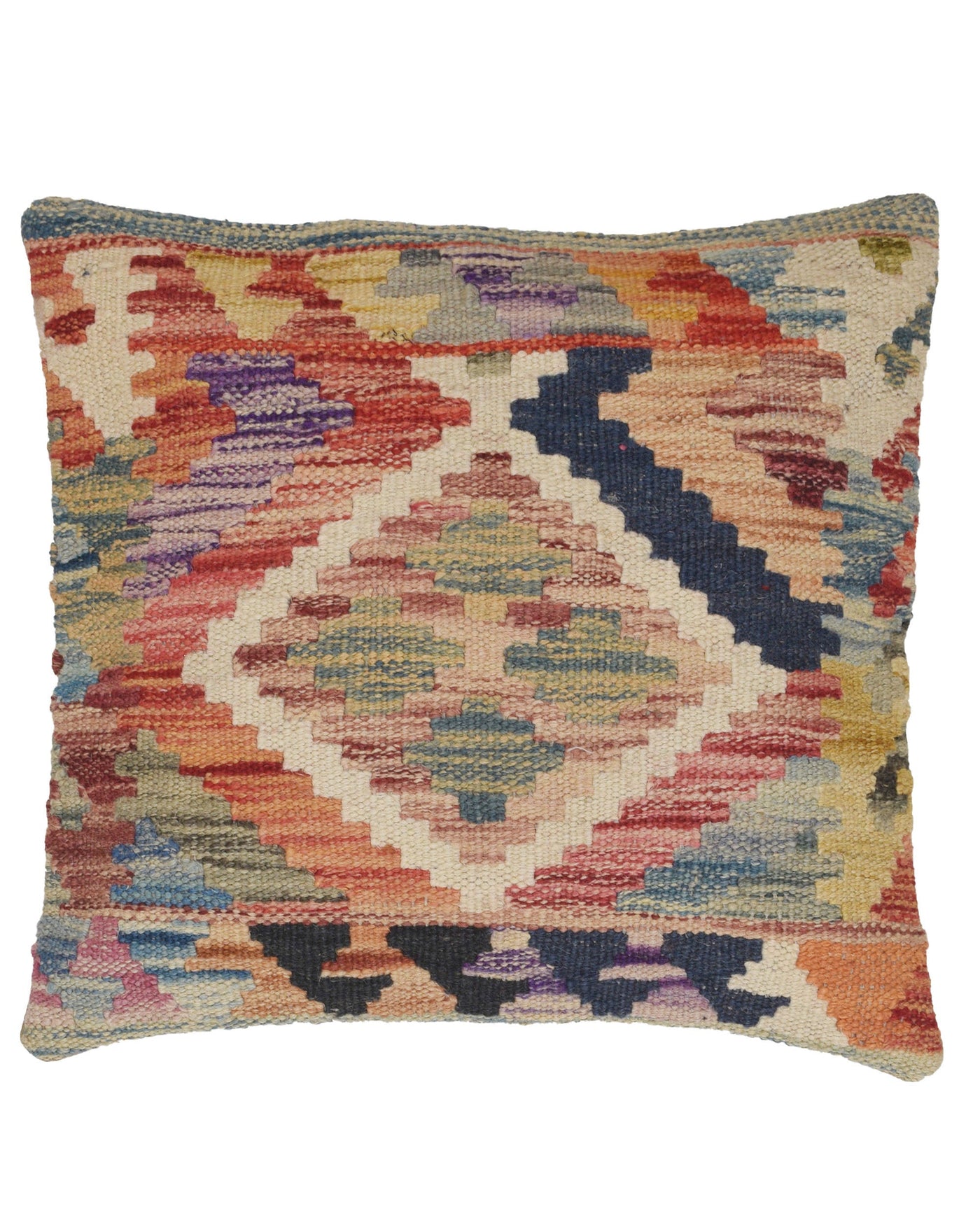 Afghan Handloom Pillow Art 1.3x1.3 ft