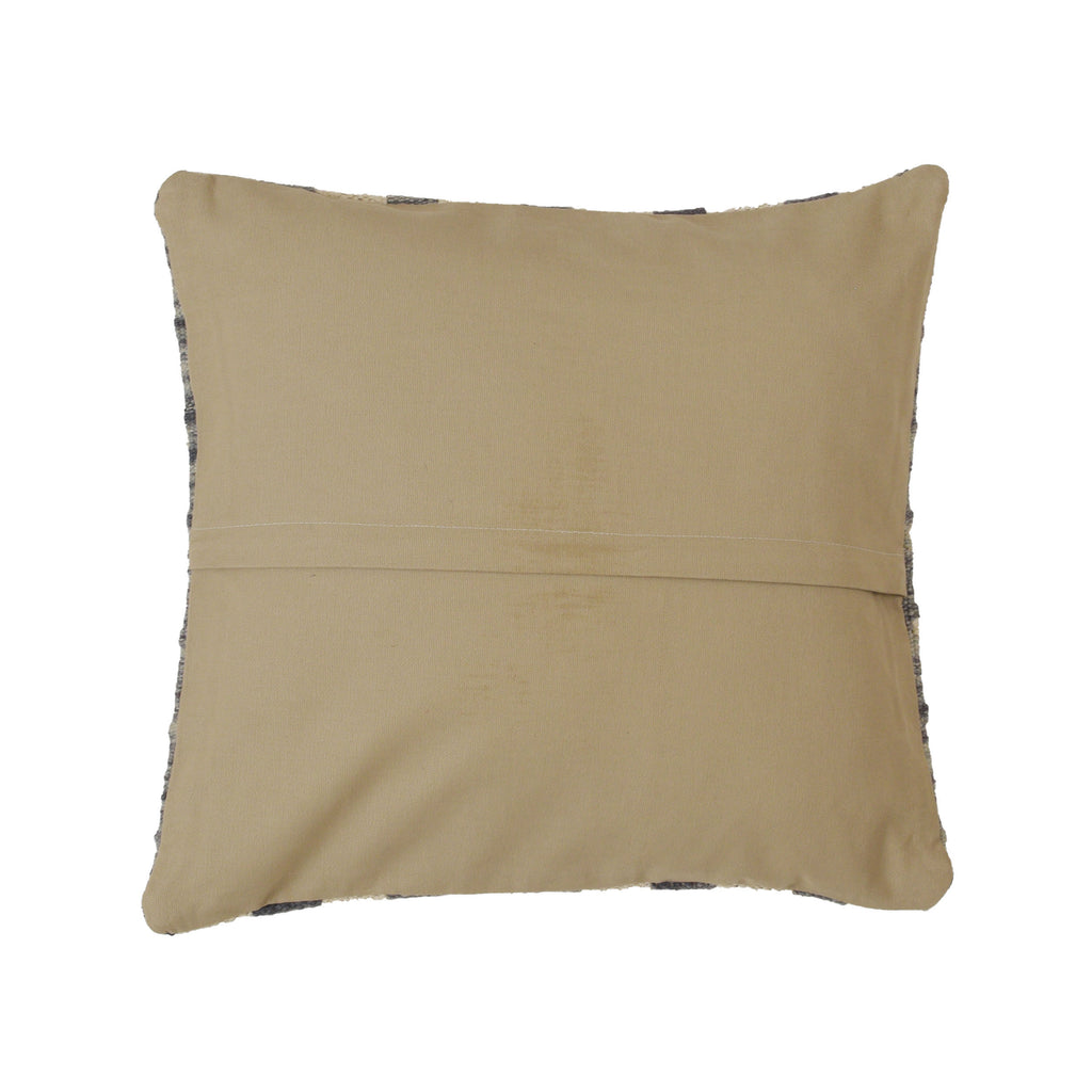Tribal Motif Wool Pillow 1.3x1.3 ft