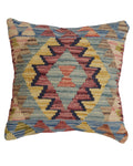 Loomed Afghan Cushion Piece 1.4x1.4 ft