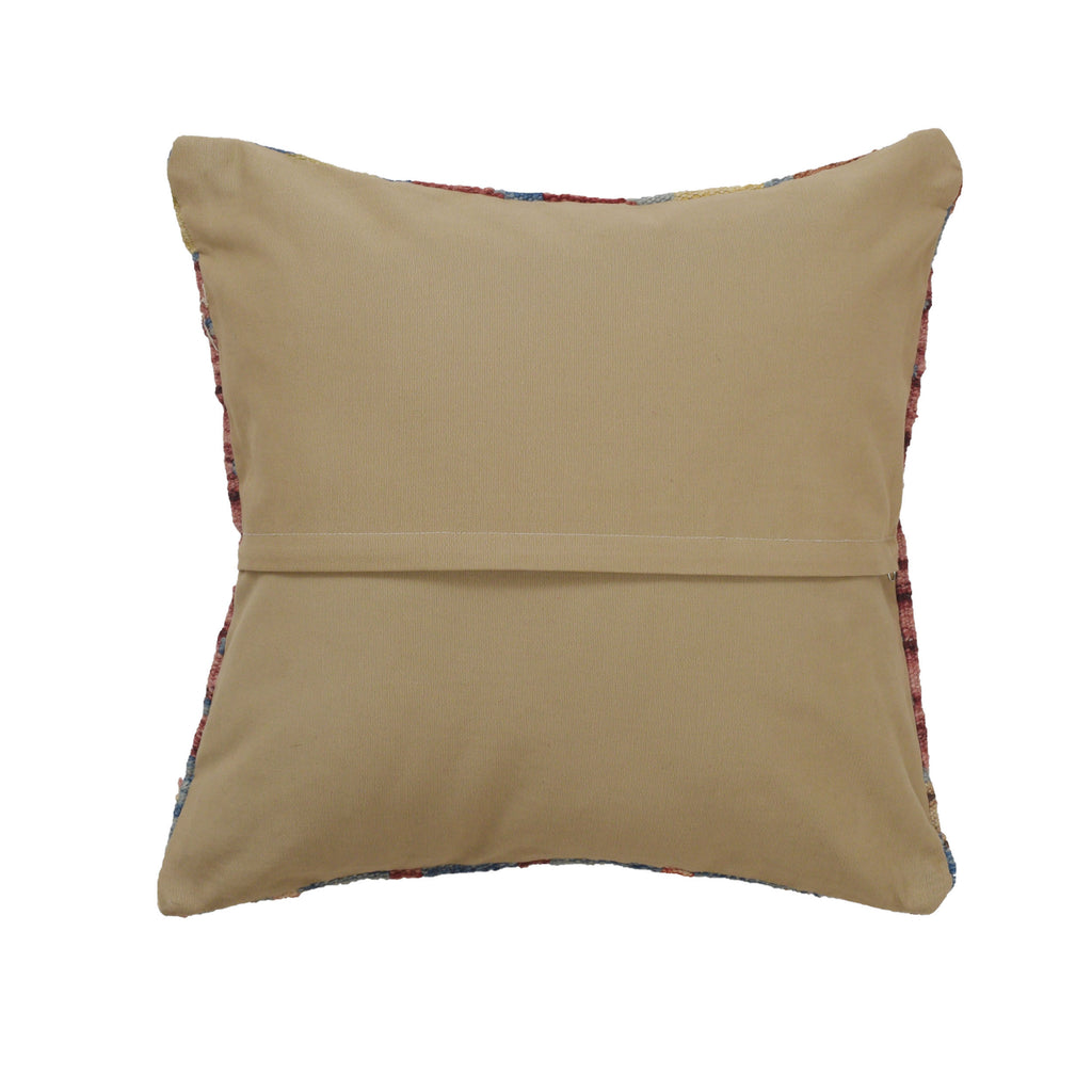 Loomed Afghan Cushion Piece 1.4x1.4 ft