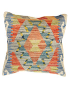 Ethnic Carpet Cushion Design 1.4x1.4 ft