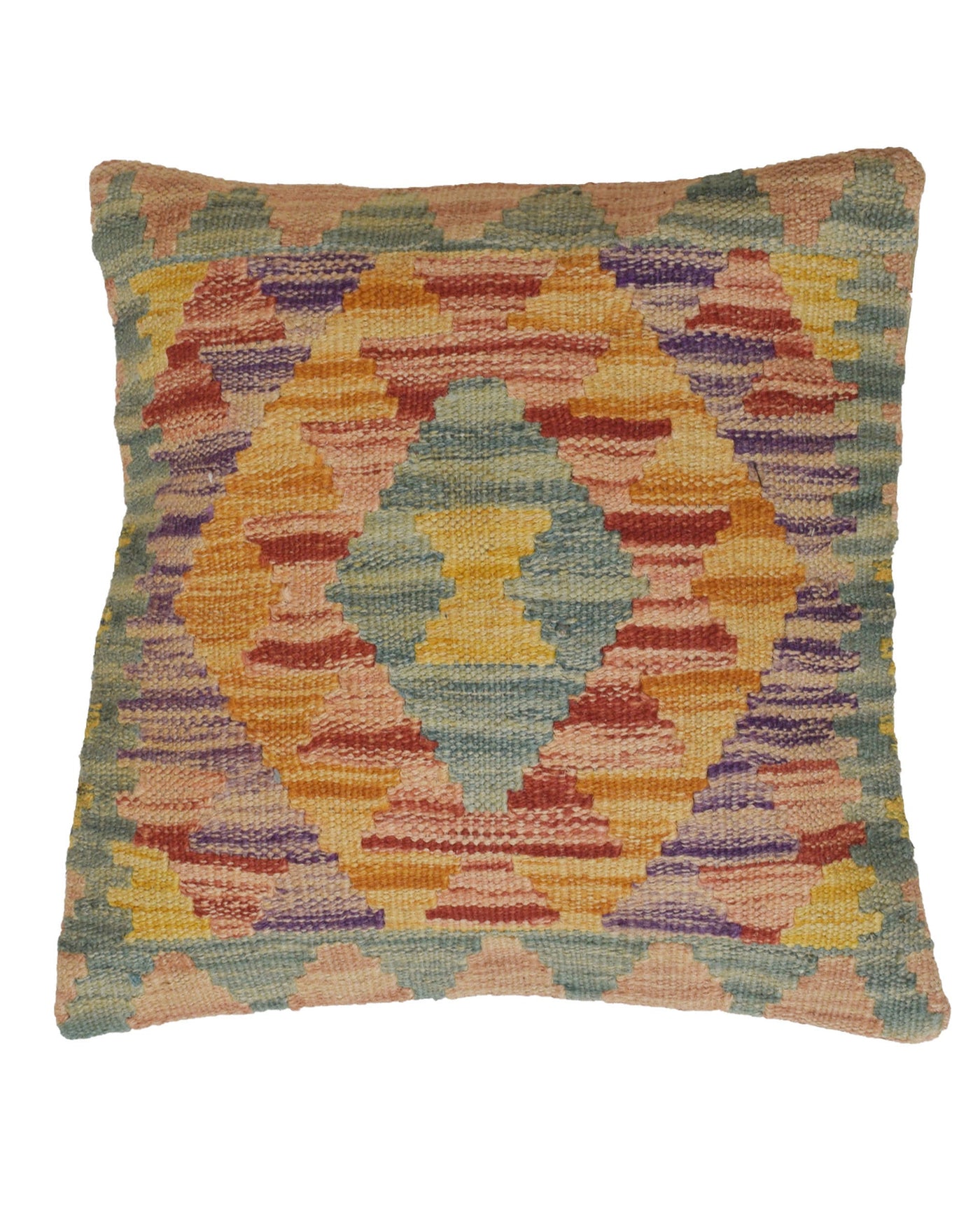 Afghan Woven Carpet Cushion 1.3x1.2 ft