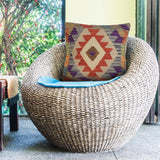 Handmade Nomad Pillow Art 1.4x1.3 ft