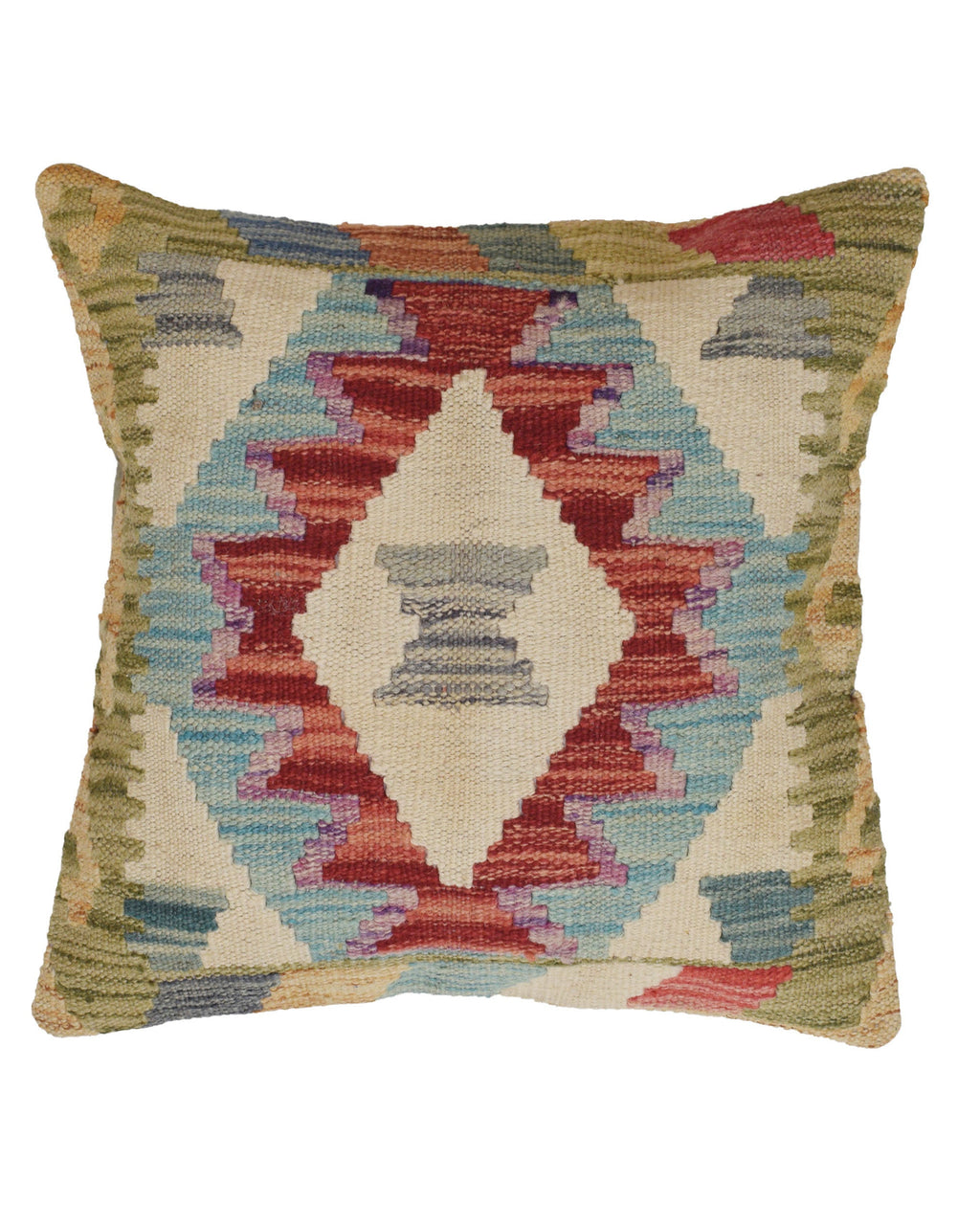 Traditional Afghan Cushion Piece 1.4x1.4 ft