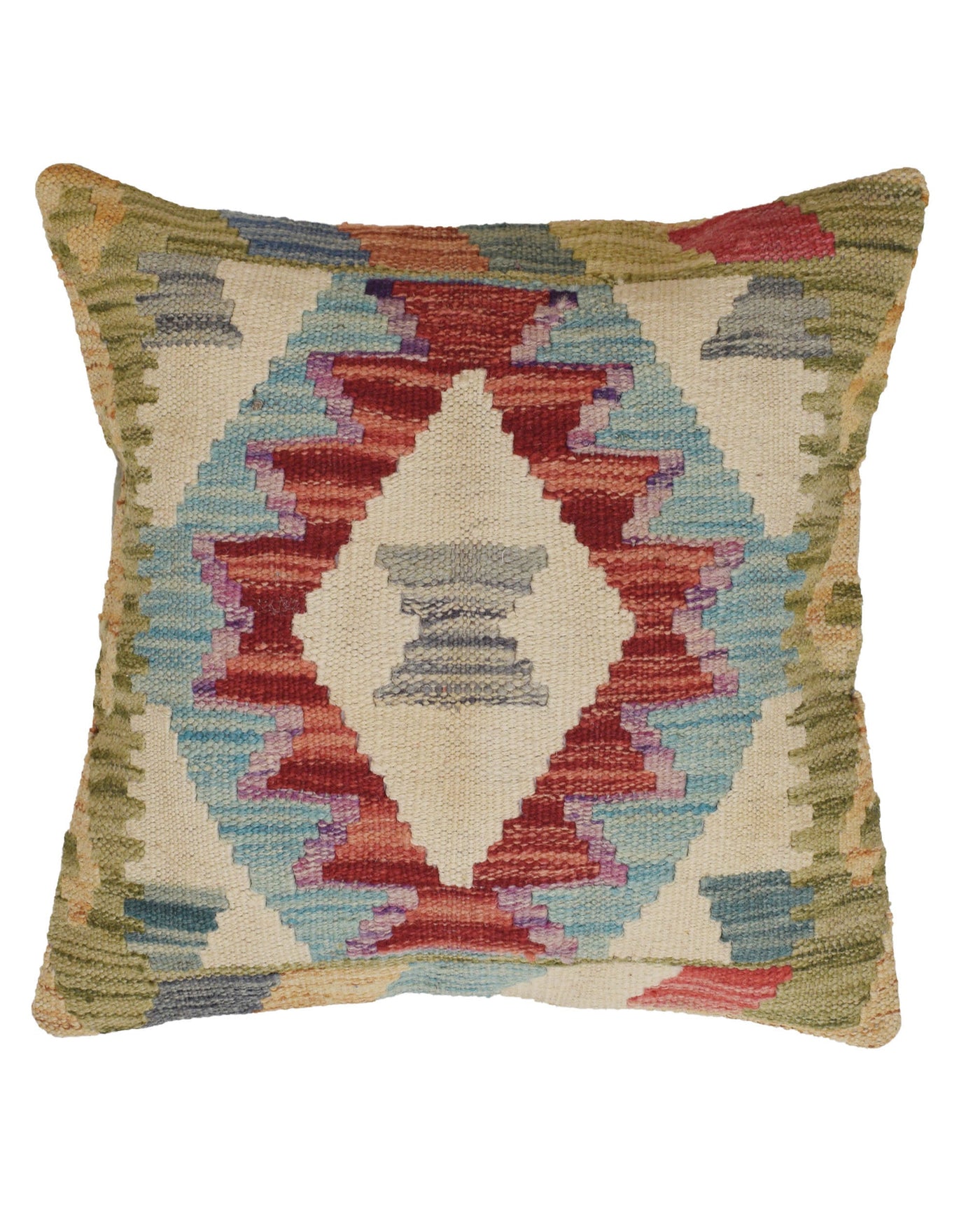 Traditional Afghan Cushion Piece 1.4x1.4 ft
