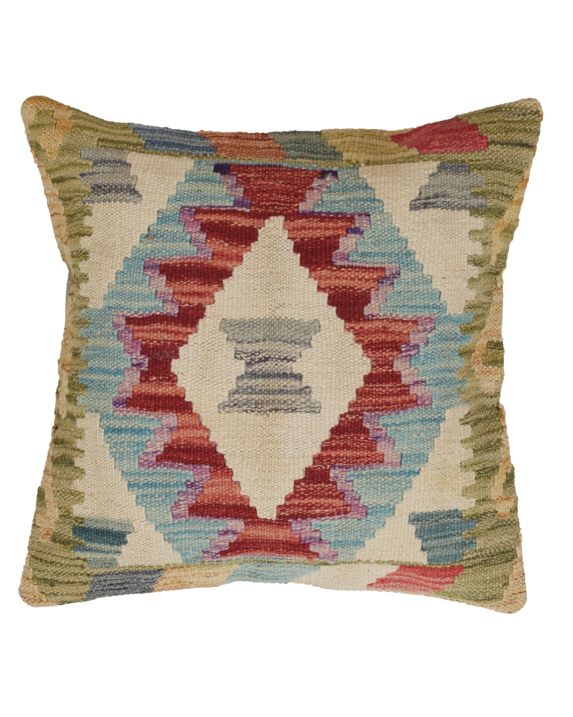 Traditional Afghan Cushion Piece 1.4x1.4 ft