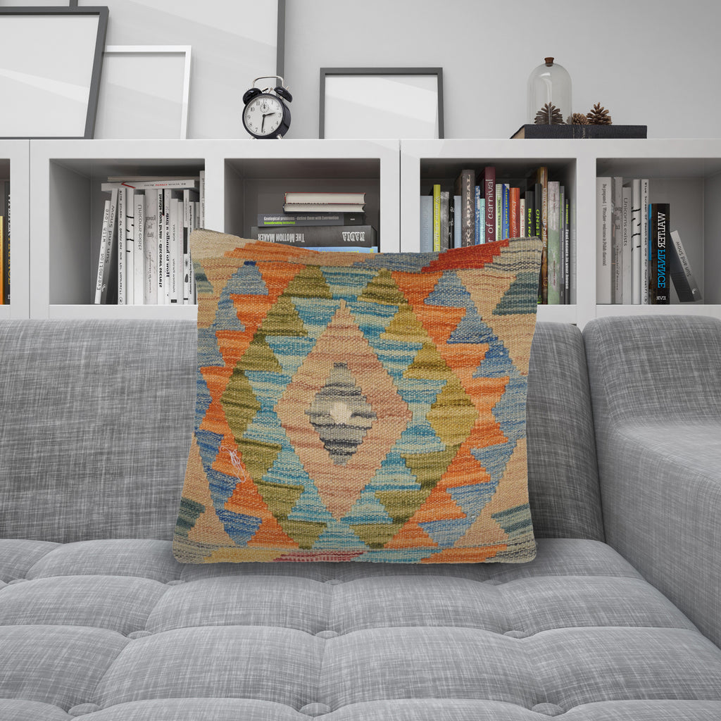Authentic Wool Carpet Cushion 1.3x1.3 ft