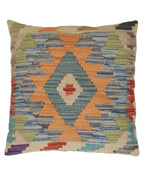 Handcrafted Tribal Carpet Accent 1.3x1.3 ft
