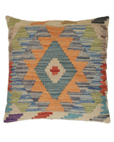 Handcrafted Tribal Carpet Accent 1.3x1.3 ft