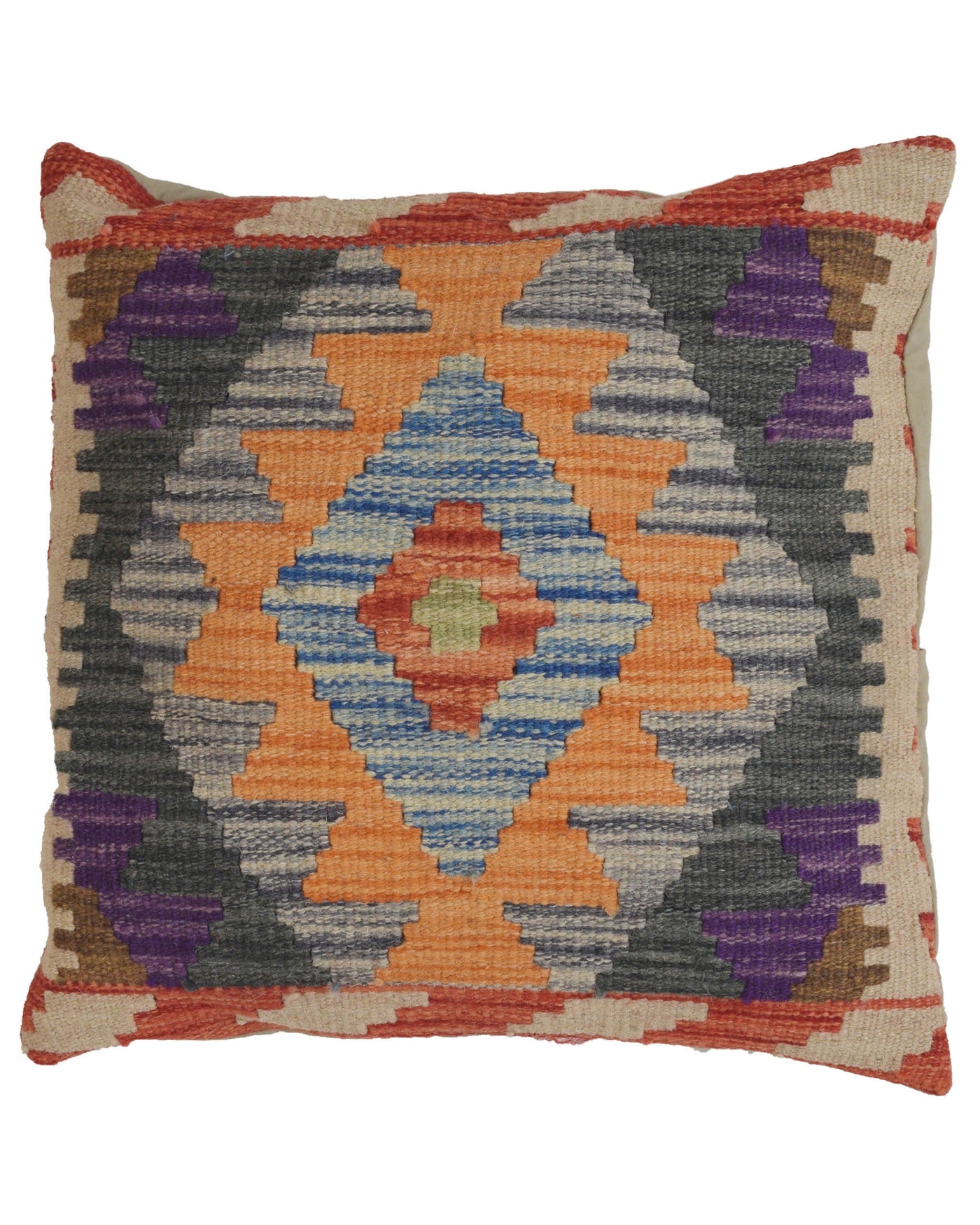 Cultural Woolen Carpet Pillow 1.4x1.4 ft